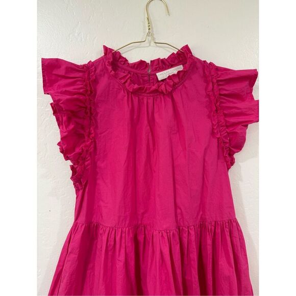 Caroline Constas Pink Ruffle Mini Dress XS - Picture 3 of 6